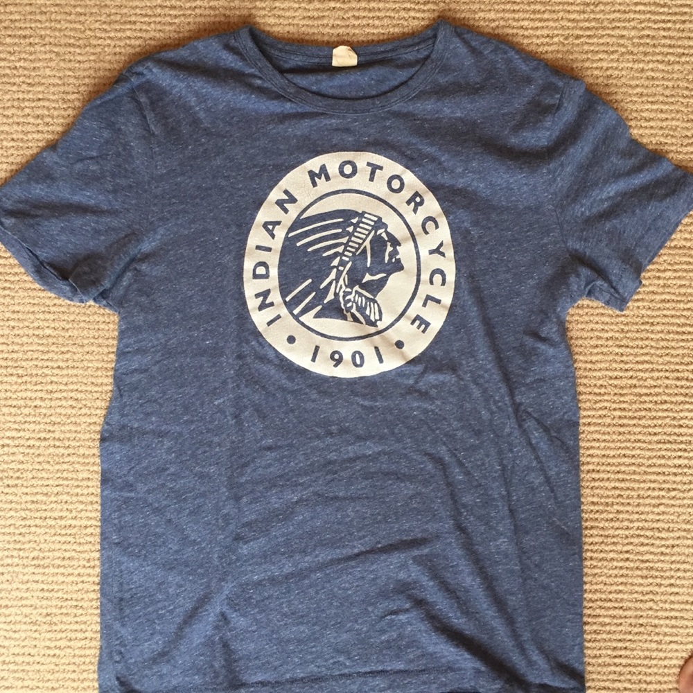 Lucky Brand Indian Motorcycle Graphic Tee